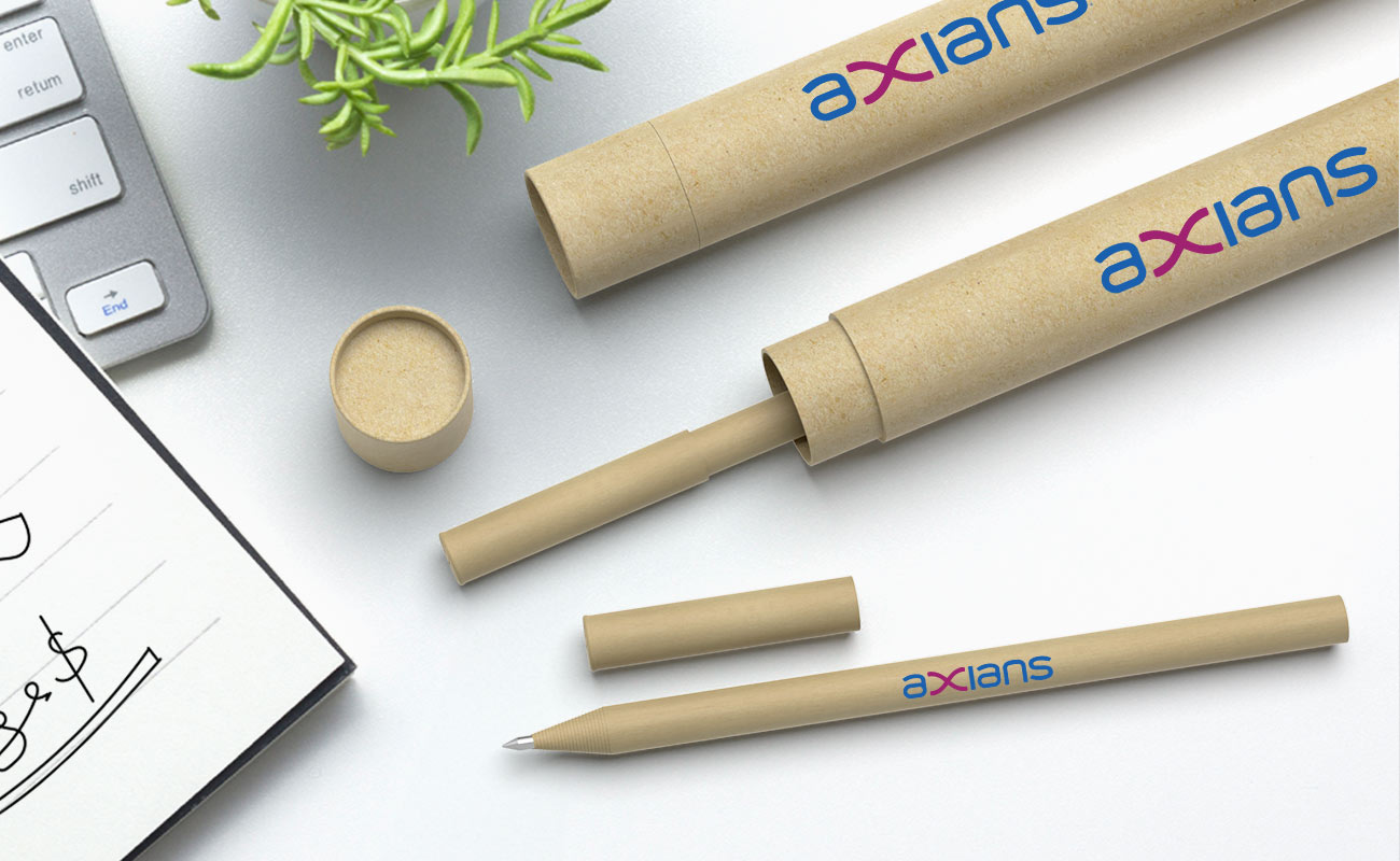 Earth - Branded Recycled Cardboard Pens