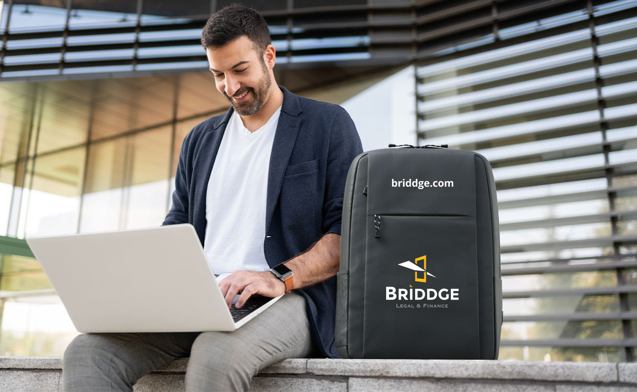 Horizon - Laptop Backpacks with Logo gallery thumbnail