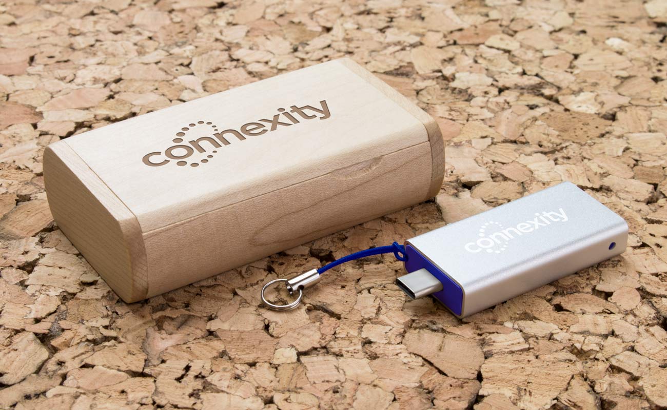 Slide - Personalised Memory Sticks With USB-C gallery thumbnail