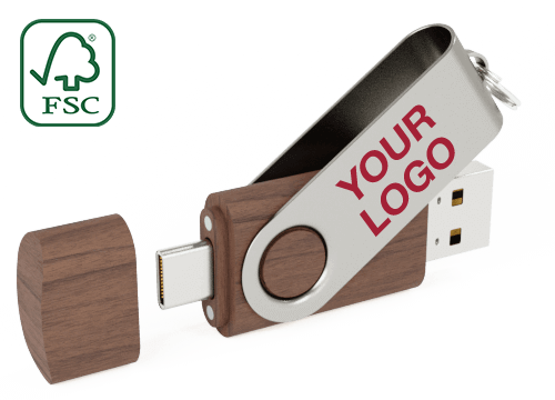 Twister Go Wood - Branded USB