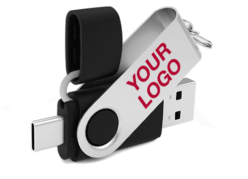 Twister Go - Personalised USB With USB-C